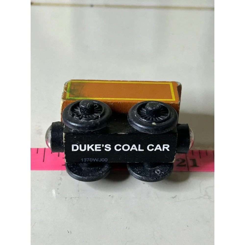 Thomas & Friends Wooden Railway Duke's Coal Car Orange Tender Train 1370WJ00